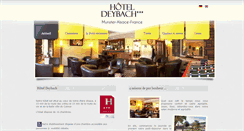 Desktop Screenshot of hotel-deybach.com