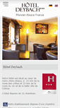 Mobile Screenshot of hotel-deybach.com